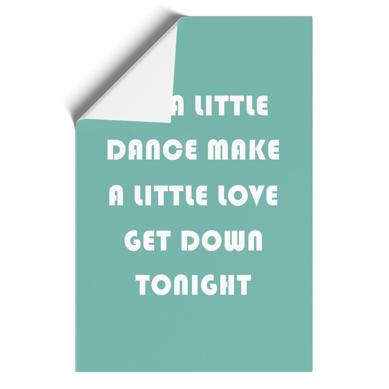 Do a Little Dance - Frameless Print, 30cm H x 21cm W x 0.1cm D