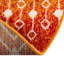 Tapis orange / rouge en polypropylène tissé à la machine Briehn-1615428741