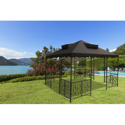 Veranda L 12 pi. D Pavillon de jardin en acier
