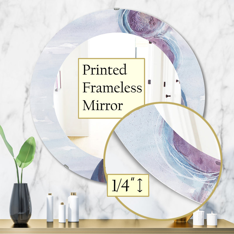 Starting Over I Modern and Contemporary Bathroom Mirror, 31.5" H x 31.5" W