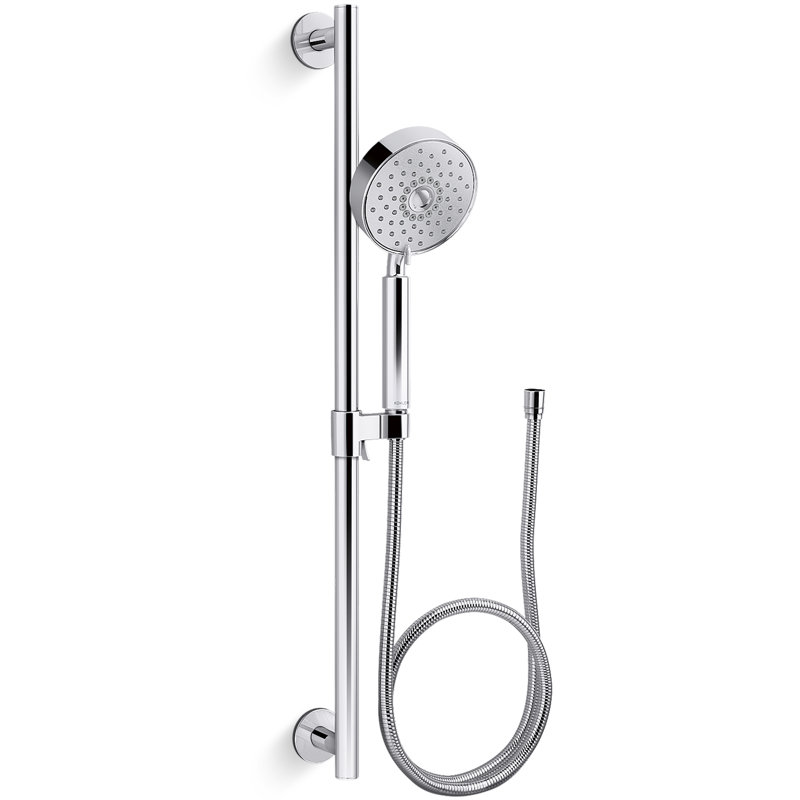 Douchette multifonction Purist 1,75 GPM avec technologie d'induction d'air Katalyst, Chrome poli, 2.5 GPM