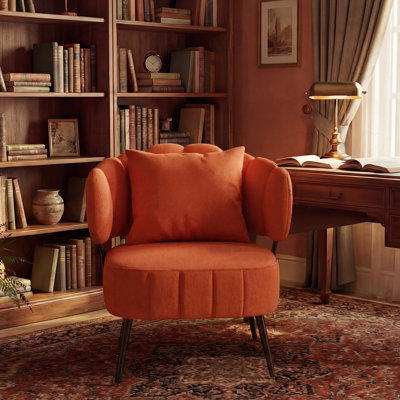 Chaise d'appoint avec siège à ressorts ensachés
