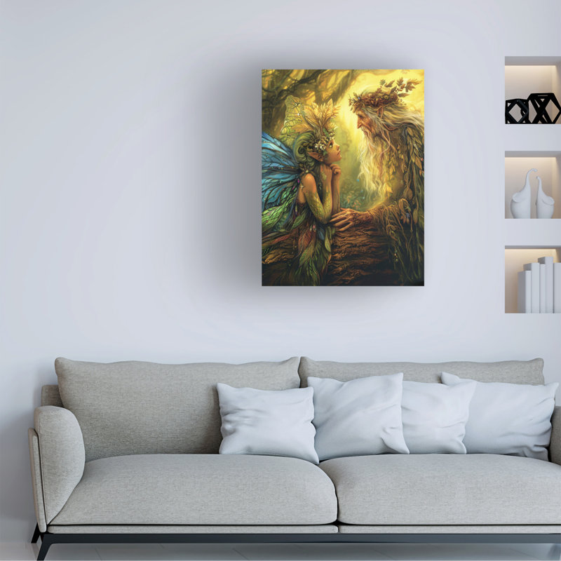 «Mikey Bergman Elder Council», art sur toile, H 19 po x l 14 po