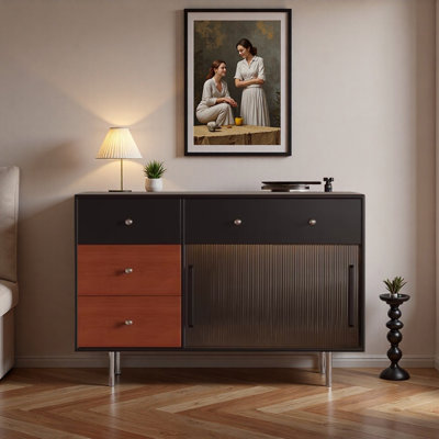 Armoire décorative à grande capacité de rangement Retro