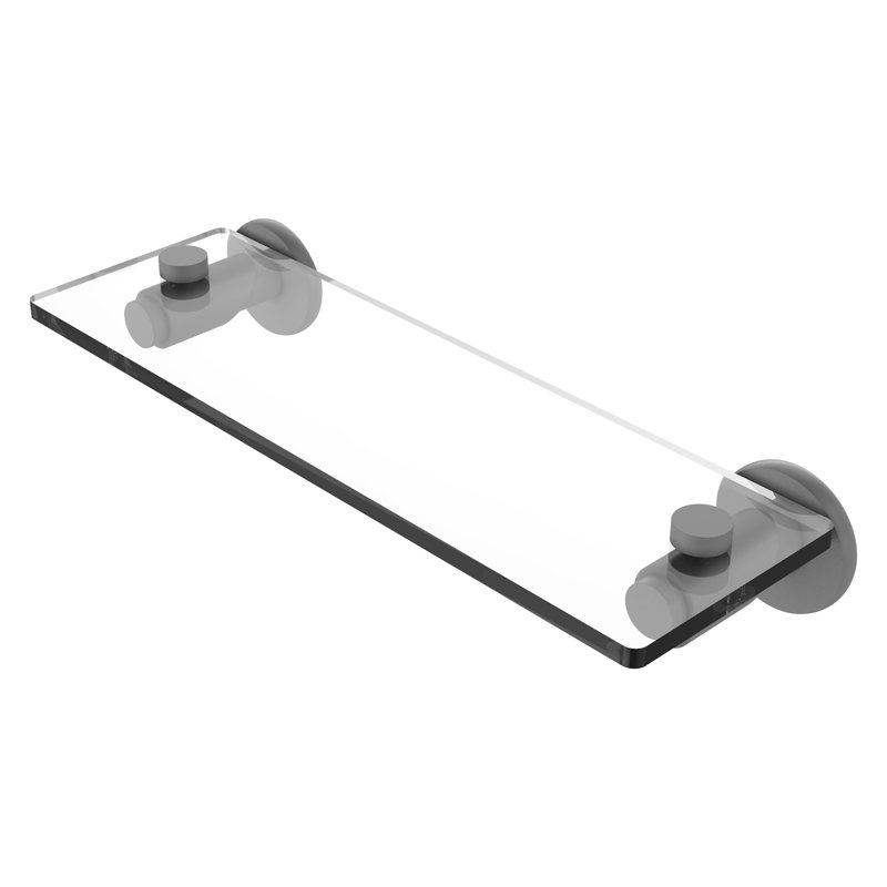 Marnell Bracket Shelf, 22", Matte Gray