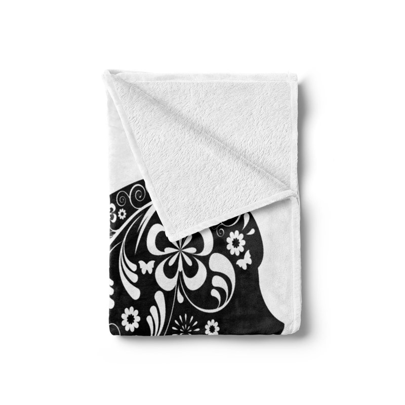 Hand Woven Throw Blanket, 50" W x 60" L