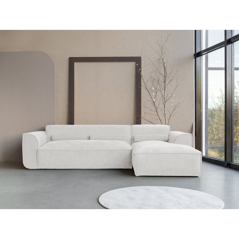 Flex Felix 4 Seater Corner Sofa , Beige, Right Hand Facing