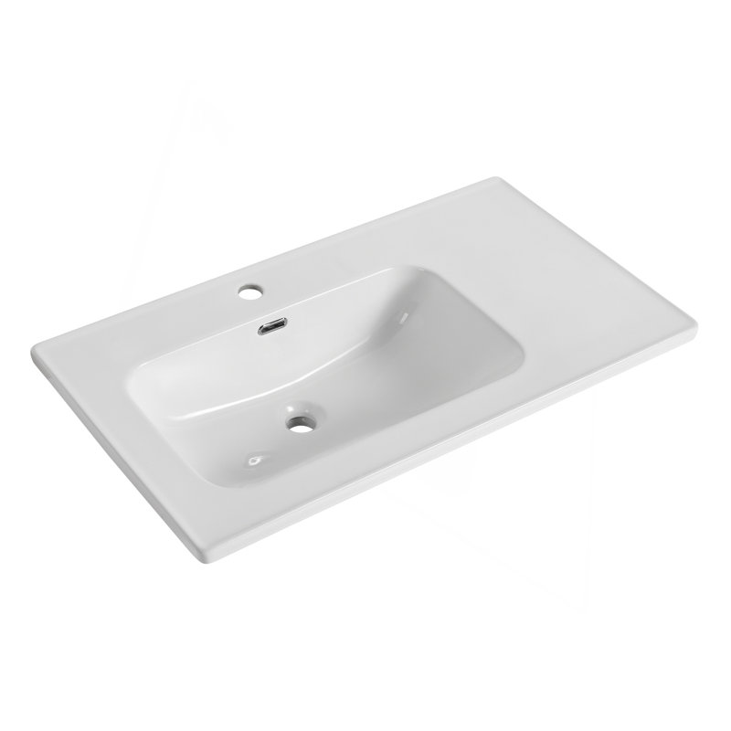 Dessus de meuble-lavabo en céramique 36 po (seulement avec lavabo)
