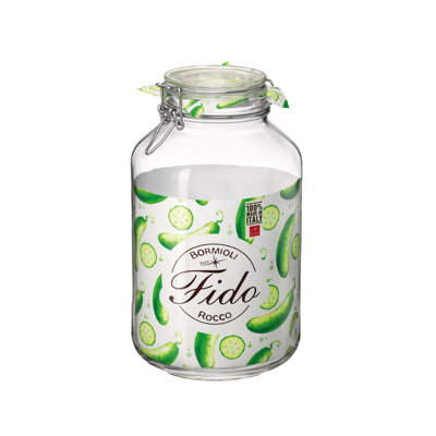 135,25 oz. Fido Pot alimentaire, transparent