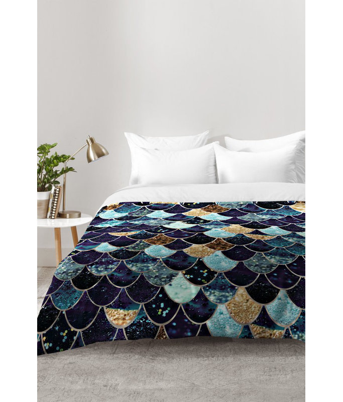 Monika Strigel Coastal Polyester Comforter, King Comforter + 2 King Shams