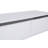 Modern White TV Stand with Numerous Shelves, 70.9 x 11.8 x 11.8 Inches | 100% Melamine Coated Particle Board, Thickness: 0.7 Inches | Wall-Mountable Design, Elegant and Functional for Living Room or Entertainment Area