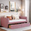 Upholstered Daybed With Ergonomic Design Backrest And 2 Drawers-957859274