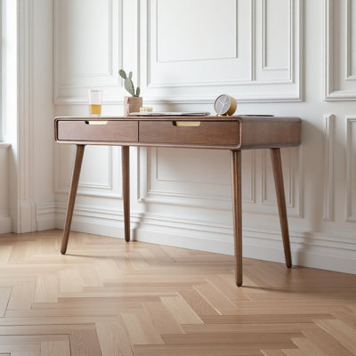 Industrial style solid wood study desk