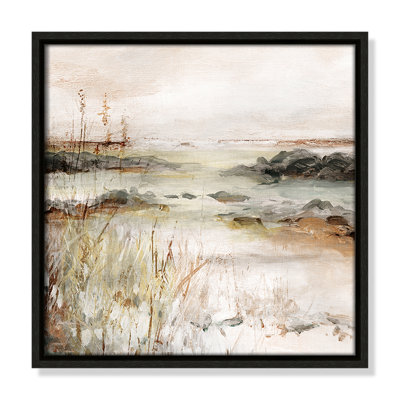 River's Meanderings - Square Version Print par Carol Robinson