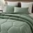 Washed Microfiber Bedding Comforter Set-81915324-89229419