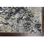 Tapis rectangulaire ivoire / gris clair / bleu noué à la main 4 pi x 6 pi 1 po