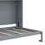 Lit escamotable en bois avec armoires supérieures, conception pliable peu encombrante-1086208195-1086208198