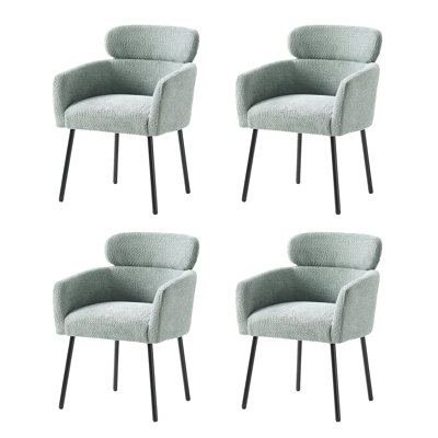 Turgeon Boucle Dining Chair with Adjustment Feet