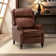 Ambrosane 33" Wide Genuine Leather Manual Standard Recliner