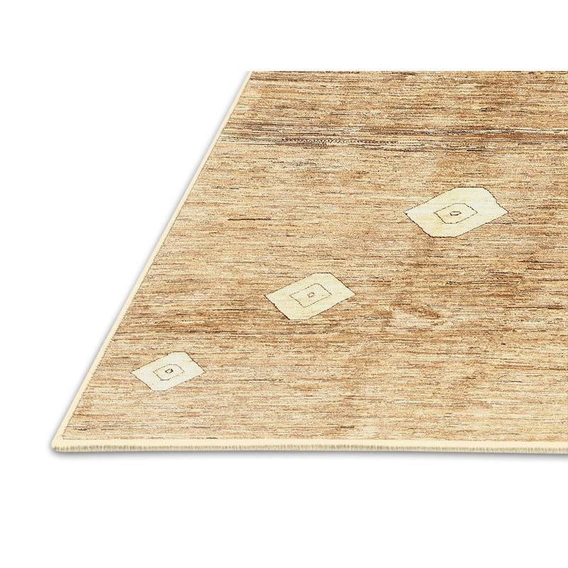 Tapis brun contemporain, Rectangle 5 pi x 7 pi