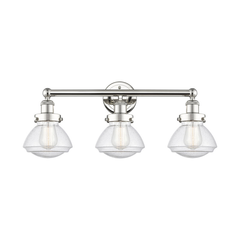Éclairage pour meuble-lavabo 3 lumières 25 po Almarosa, Nickel poli