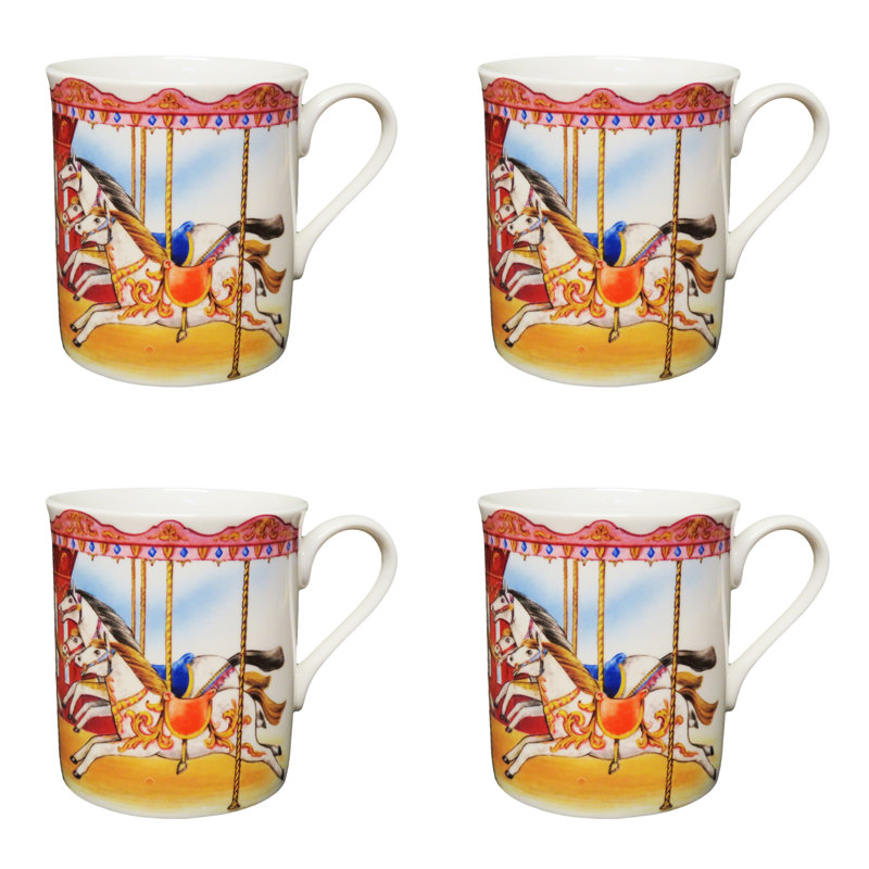 Carousel Rosselli Bone China Mugs