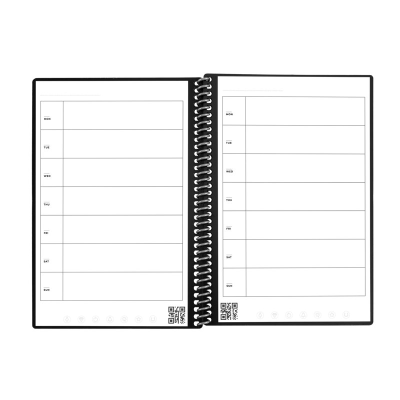 Rocketbook Fusion 42PG 6 X 8.8 Notebook Teal, Orange