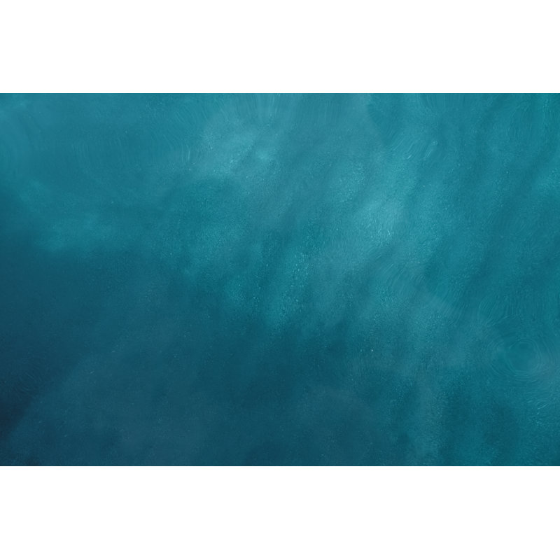 Blue Sea by Volkanbolat - Wrapped Canvas Painting, 20cm H x 30cm W x 3.8cm D
