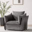 Fauteuil surdimensionné Modern Chenille