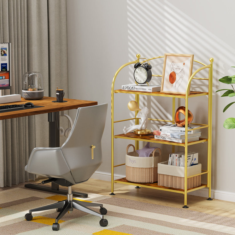 Bibliothèque étagère sans assemblage, (3 tablettes) H 36,6 po x l 23,3 po x P 12,2 po
