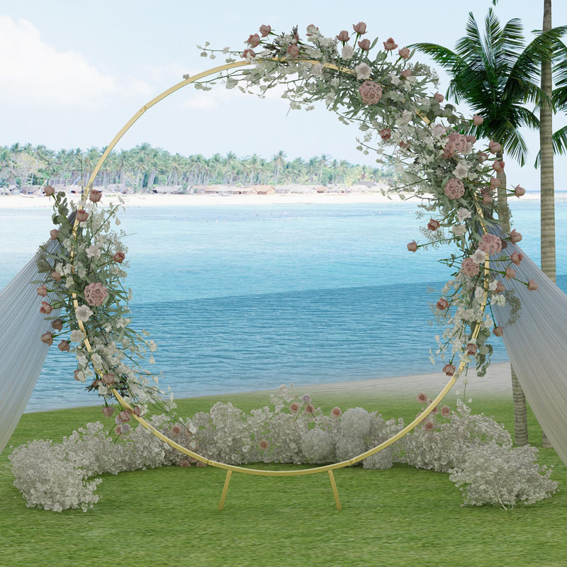 86.6'' W x 12'' D Backdrops & Signs in Gold