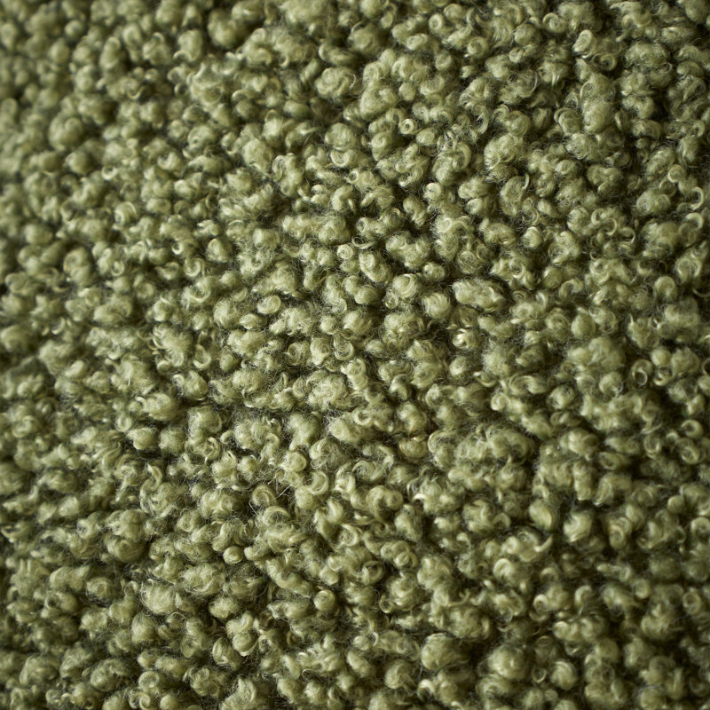 So Soft Velvet Boucle Cushion Cover, Green