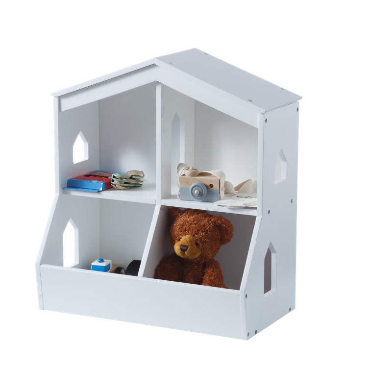 Bibliothèque de rangement Little Seeds, Blanc