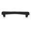 edgar berebi mid century ii mid-century 5 inch center to center pull in matte black plate
