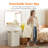 150L Double Laundry Hamper with Lid-1837502224