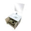 30 po Meuble-lavabo large et rustique avec comptoir en quartz, robinet et miroir de coin de 28 po x P 20 po-232077558