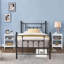 Ensemble de chambre avec lit plateforme 3 pièces Kempst-921402603-921402601