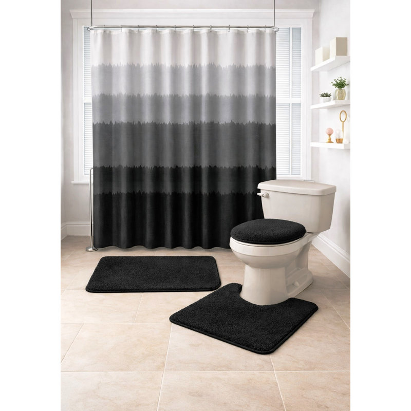 Rideau de douche, Noir