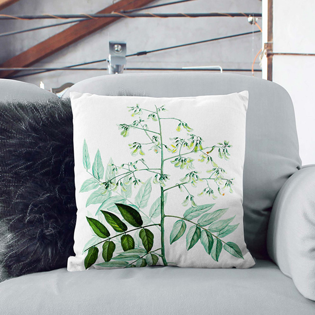 Japanese Pagoda Tree by Pierre-Joseph Redoute Cushion with Filling