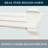 Salem 48" Floating Pine Wood Fireplace Mantel Shelf with Arched Corbels - White Finish-785288394-696325736