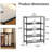 Industrial Narrow Shoe Storage Rack Tower – Freestanding Entryway Organizer With Durable Metal Shelves & Small Table Top-339298337
