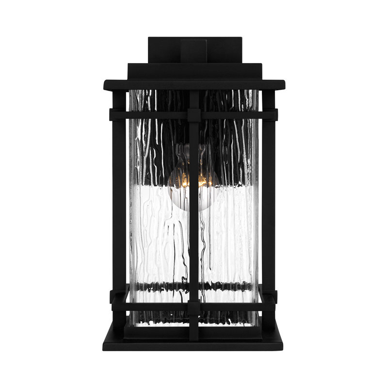 Aluminum Wall Light, 14" H x 7.75" W x 8.75" D