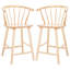 Ensemble de 2 tabourets en bois massif Sheffield-1600573618-1600573646
