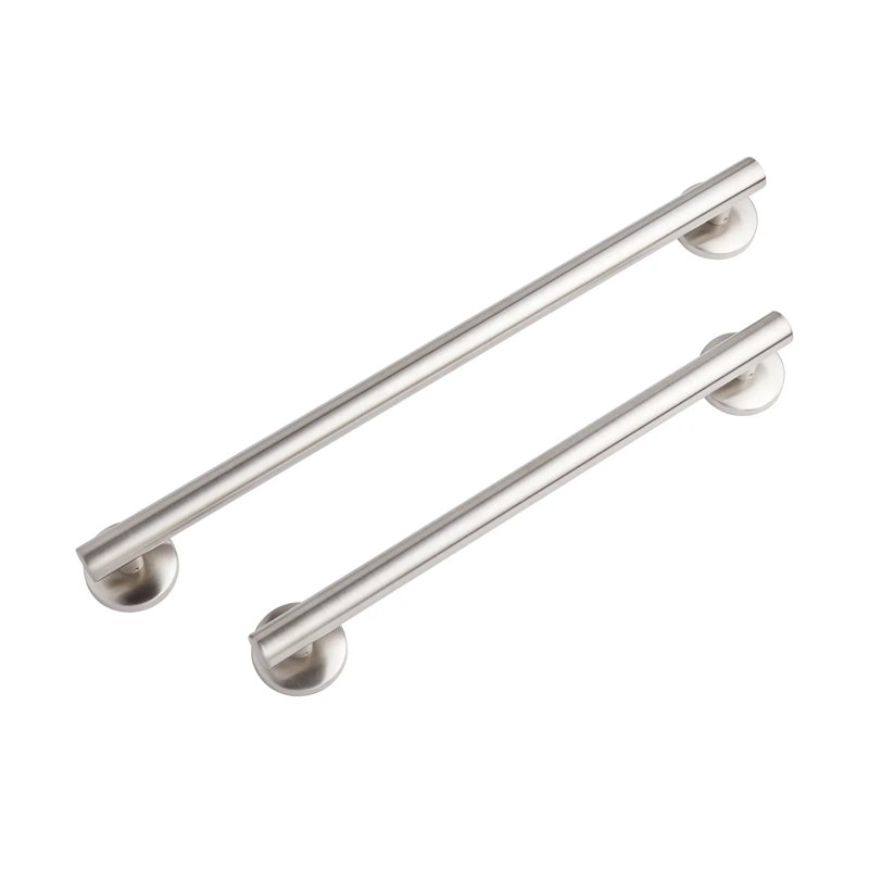 Signature Hardware Contemporary Grab Bar, Brushed Nickel, 20.75" L