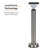 Luxor Stainless Steel Bollard Solar Light