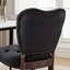 Chaise d'appoint capitonnée (ensemble de 2)-737529453
