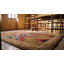 Antique American Hooked Rug Small Scatter Size Wool & Cotton Brown