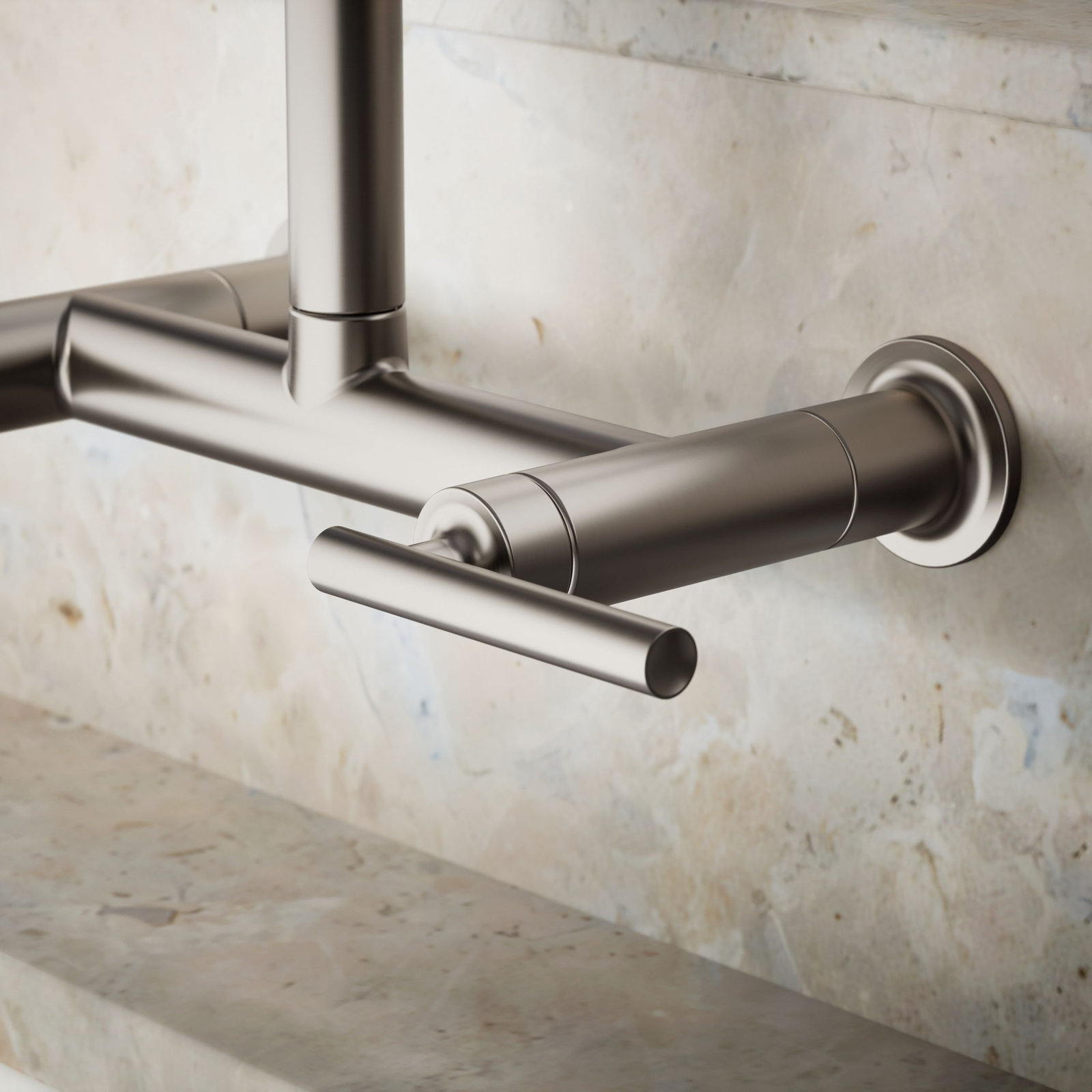 Purist Bridge Faucet, Vibrant Stainless