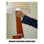 Lampe sur pied en chêne et en tissu de style rétro-118575730