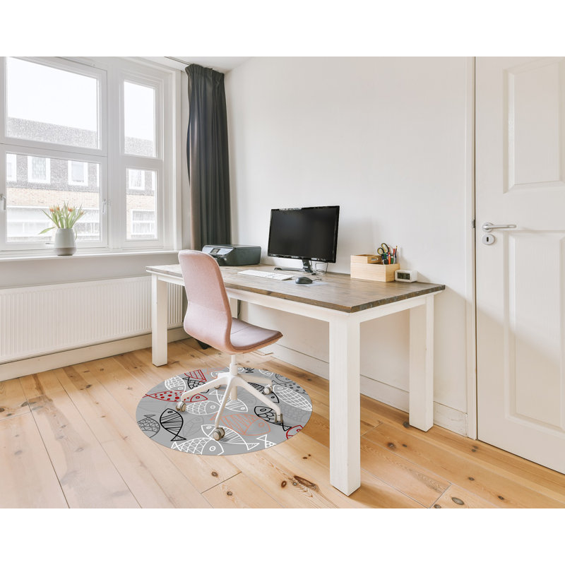 Destry Hard Floor Straight Round Chair Mat